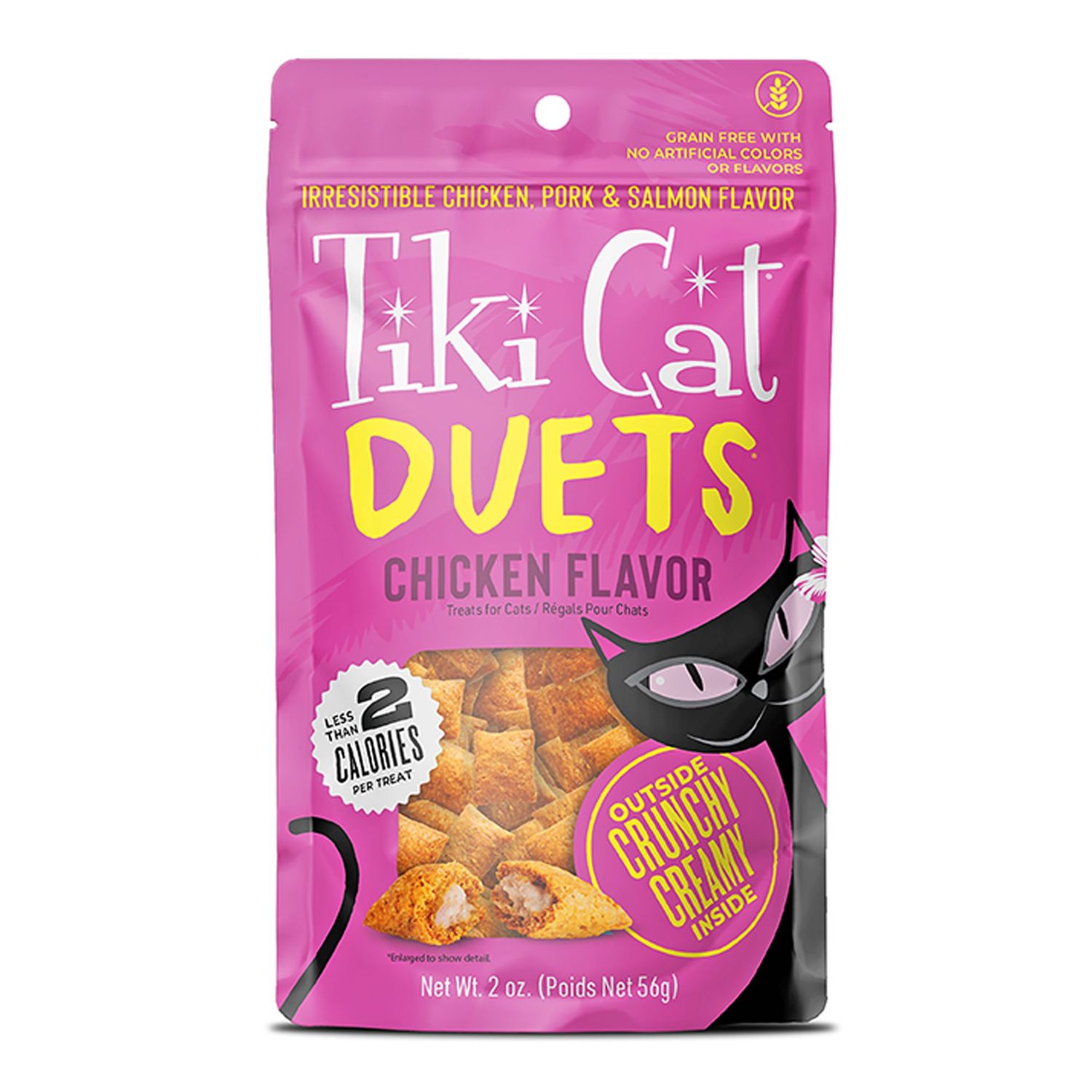 Tiki Cat Duets Chicken Flavor Cat Treats 2oz