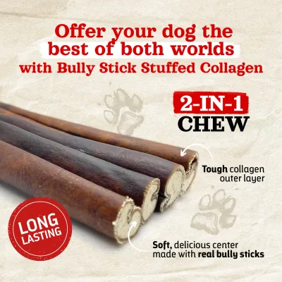 Natural Farm Bully-Stuffed Collagen Stick 12" 1pc