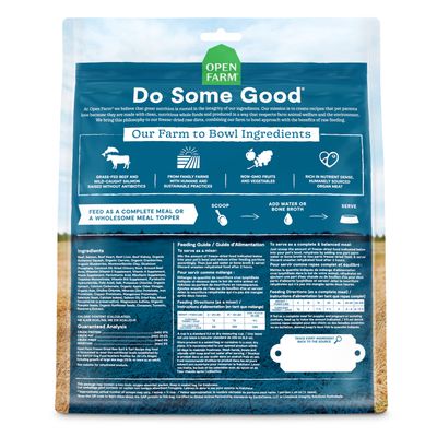 Open Farm Freeze-Dried Raw Morsels Surf &amp; Turf Recipe Dog Food 13.5oz