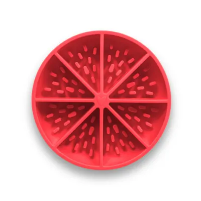 Dog's Crush Slow Feeder Bowl &amp; Lick Mat Citrus Edition 7"