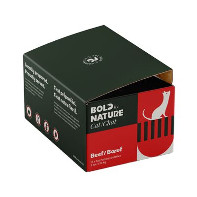 Bold by Nature Beef Patties for Cats 3lb