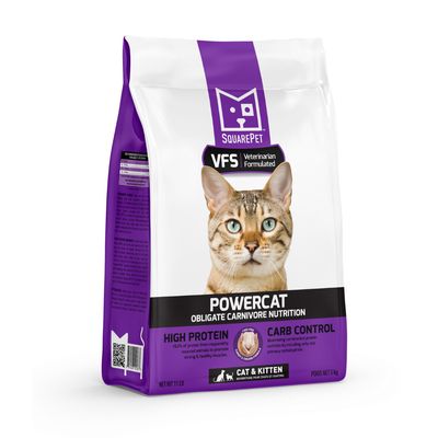Square Pet VFS PowerCat Turkey &amp; Chicken Feline 4.4lb