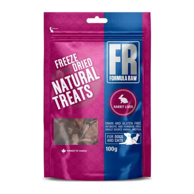 Formula Raw Freeze-Dried Rabbit Liver 100g