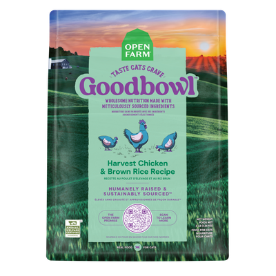 Open Farm Goodbowl Chicken &amp; Brown Rice Cat Food 3lb
