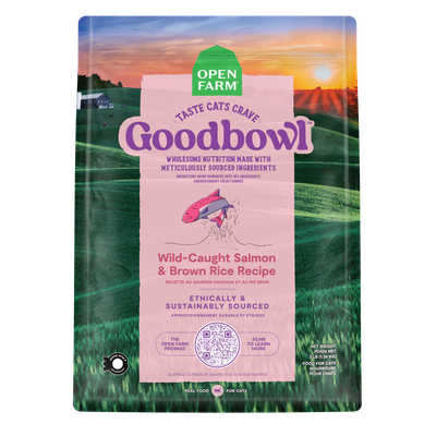 Open Farm Goodbowl Salmon &amp; Brown Rice Cat Food 3lb