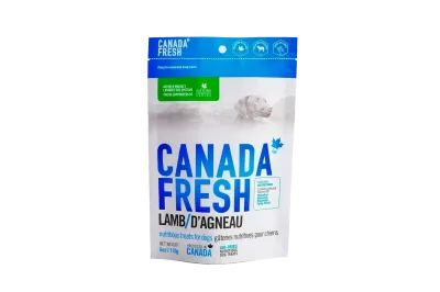 PetKind Canada Fresh Lamb Air-Dried Nutritious Dog Treats 6oz