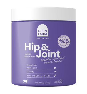 Open Farm Hip &amp; Joint Health Supplement Chews for Dogs