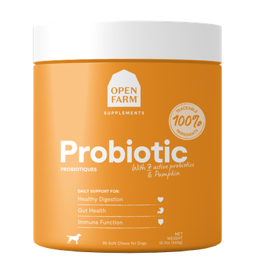 Open Farm Probiotic Food Supplement Chews for Dogs