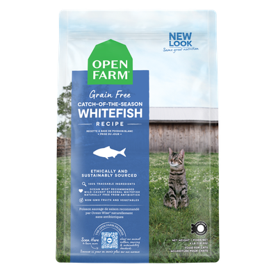 Open Farm Grain-Free Catch-of-the-Season Whitefish Cat Food 4lb
