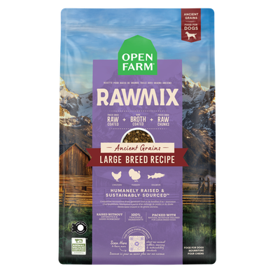 Open Farm RawMix Ancient Grains Large Breed Recipe Dog Food 20lb