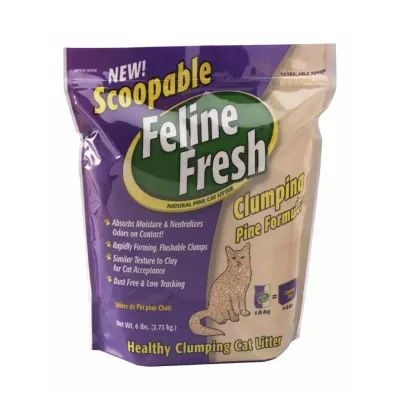 Feline Fresh Clumping Pine Litter Cat 34 lb