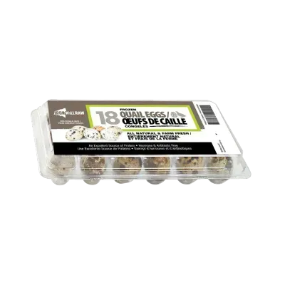 Iron Will Raw Quail Eggs Frozen All Natural &amp; Farm Fresh for Dogs &amp; Cats 18pck