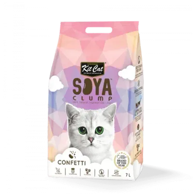 Kit Cat Soya Clump Soybean Confetti Cat Litter 2.5kg