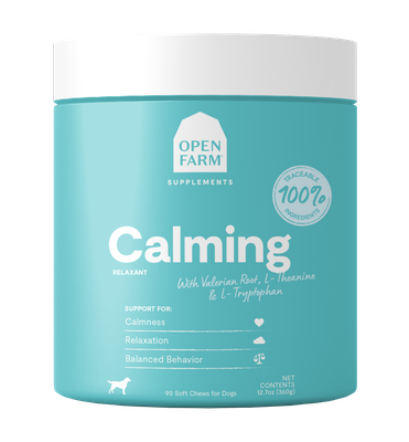 Open Farm Calming Health Supplement Chews for Dogs