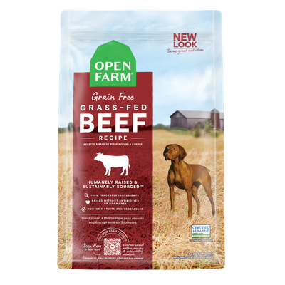 Open Farm Grain Free Grass Fed Beef Recipe Dog Food