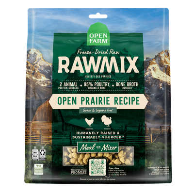 Open Farm RawMix Open Prairie Freeze-Dried Raw Morsels Dog Food 13.5oz