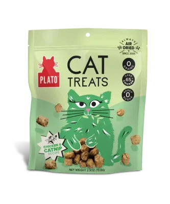 Plato Chicken &amp; Catnip Cat Treats