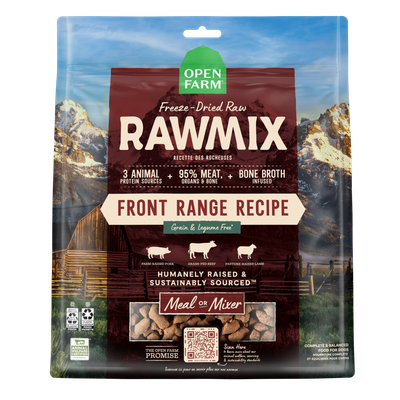Open Farm RawMix Front Range Freeze-Fried Raw Morsels Dog Food 13.5oz