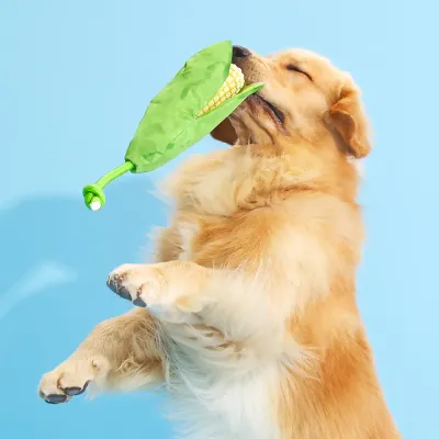 BARK Corn On The Slob Plush Dog Toy