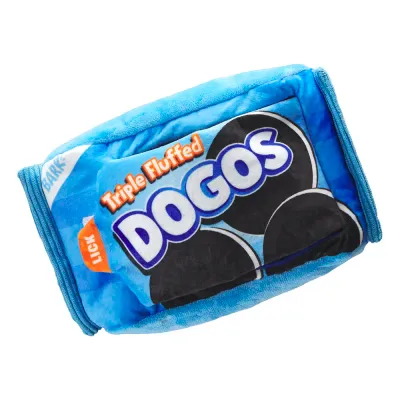 BARK Dogo Dunkers Multi-Part Squeaky Plush Dog Toy