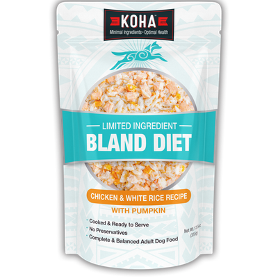 KOHA Limited Ingredient Bland Diet for Dogs - Chicken &amp; White Rice Recipe 12.5oz