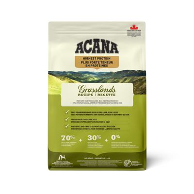 Acana Highest Protein Grasslands Recipe Dog Food Acana Highest Protein Grasslands Recipe Dog Food