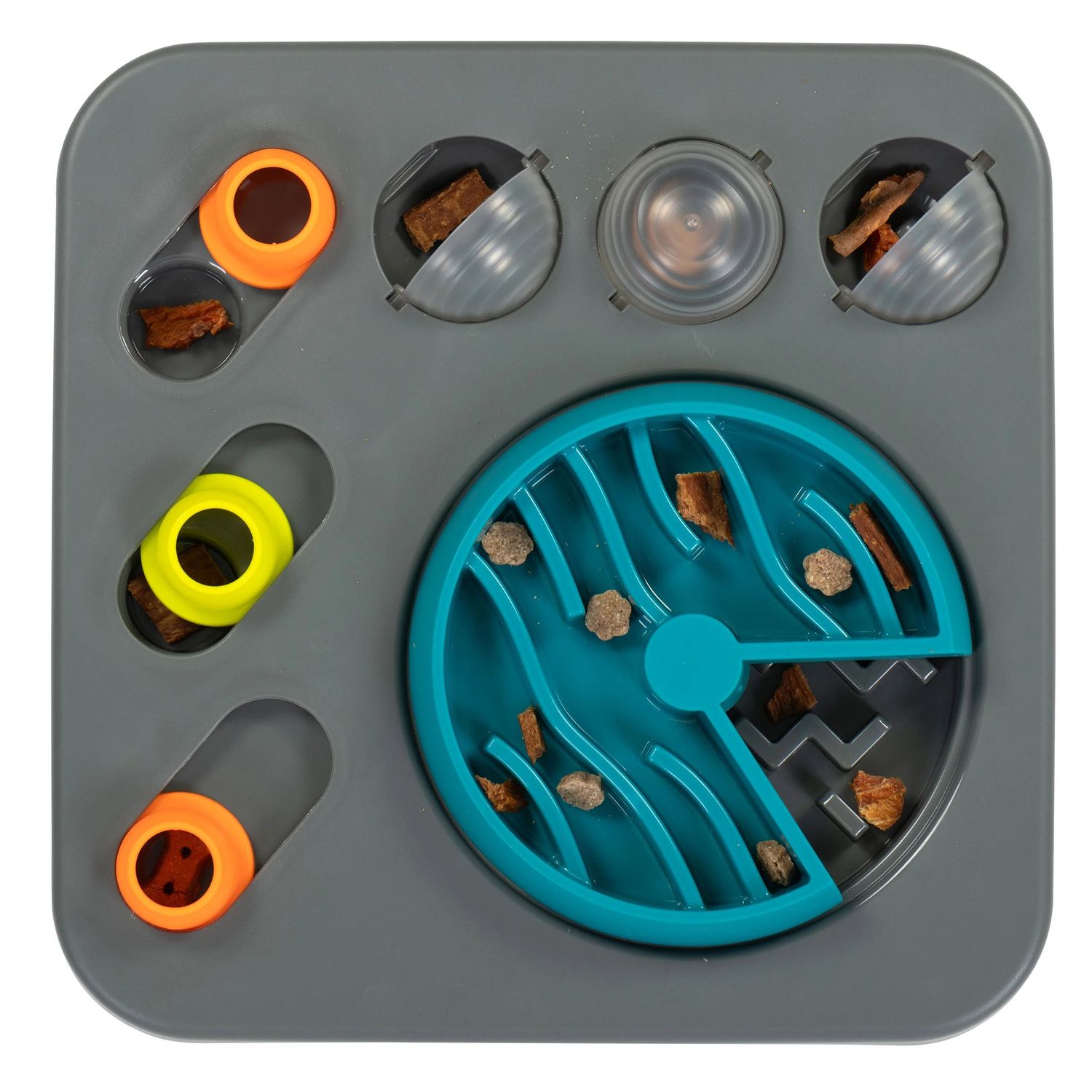 Messy Mutts Flip'n Slide Puzzler Medium Dog Puzzle 12.5" x 12.5"