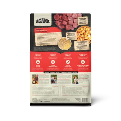 Acana Healthy Grains Red Meat Recipe Adult Dog Food