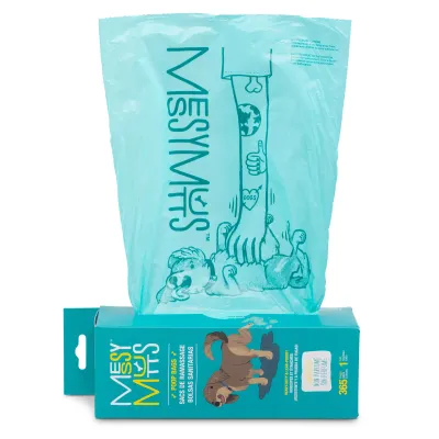 Messy Mutts Advanced BioRecycle™ Dog Poop Bags, Bulk Dispensing Roll, 365 Bag Count