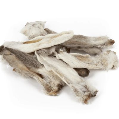 Dehydrated Rabbit Ear 4-8" 1pc