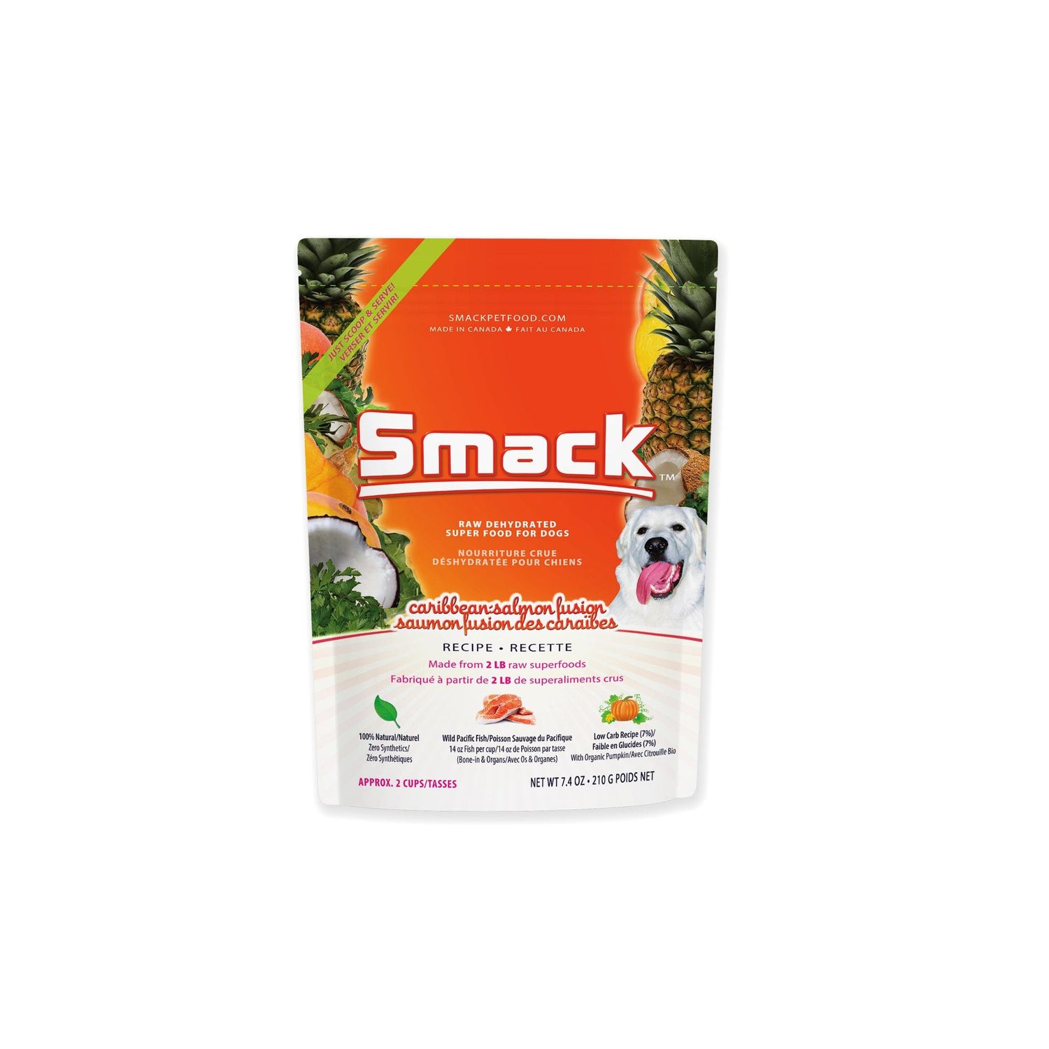 Smack Caribbean-Salmon Fusion Dog Food, Size: 210g