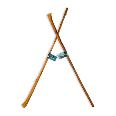 DOGGINSTIX Bully Sticks Cane Natural Dog Chews &amp; Treats 30-32" 1pc