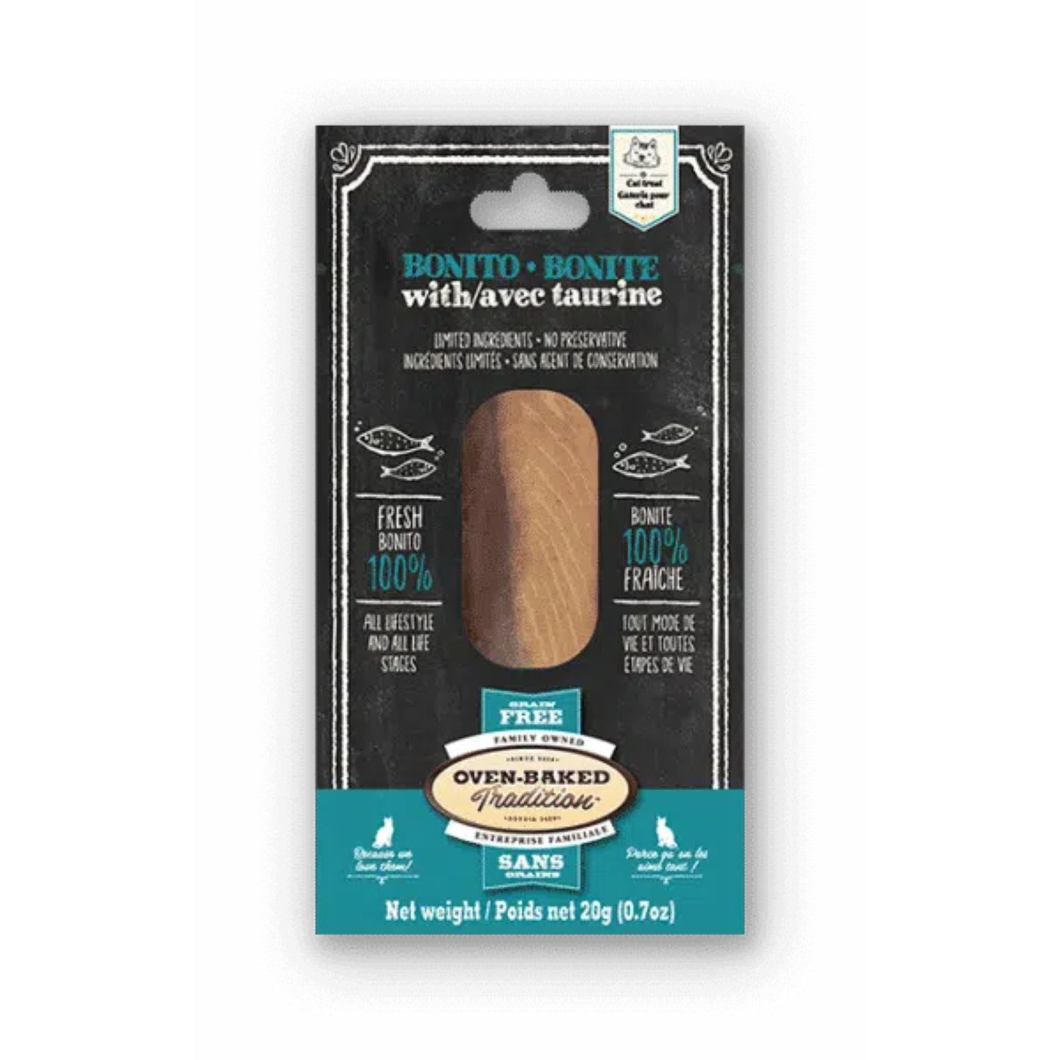 Oven-Baked Tradition Bonito And Taurine Flavour Fillet Cat Treats 20g