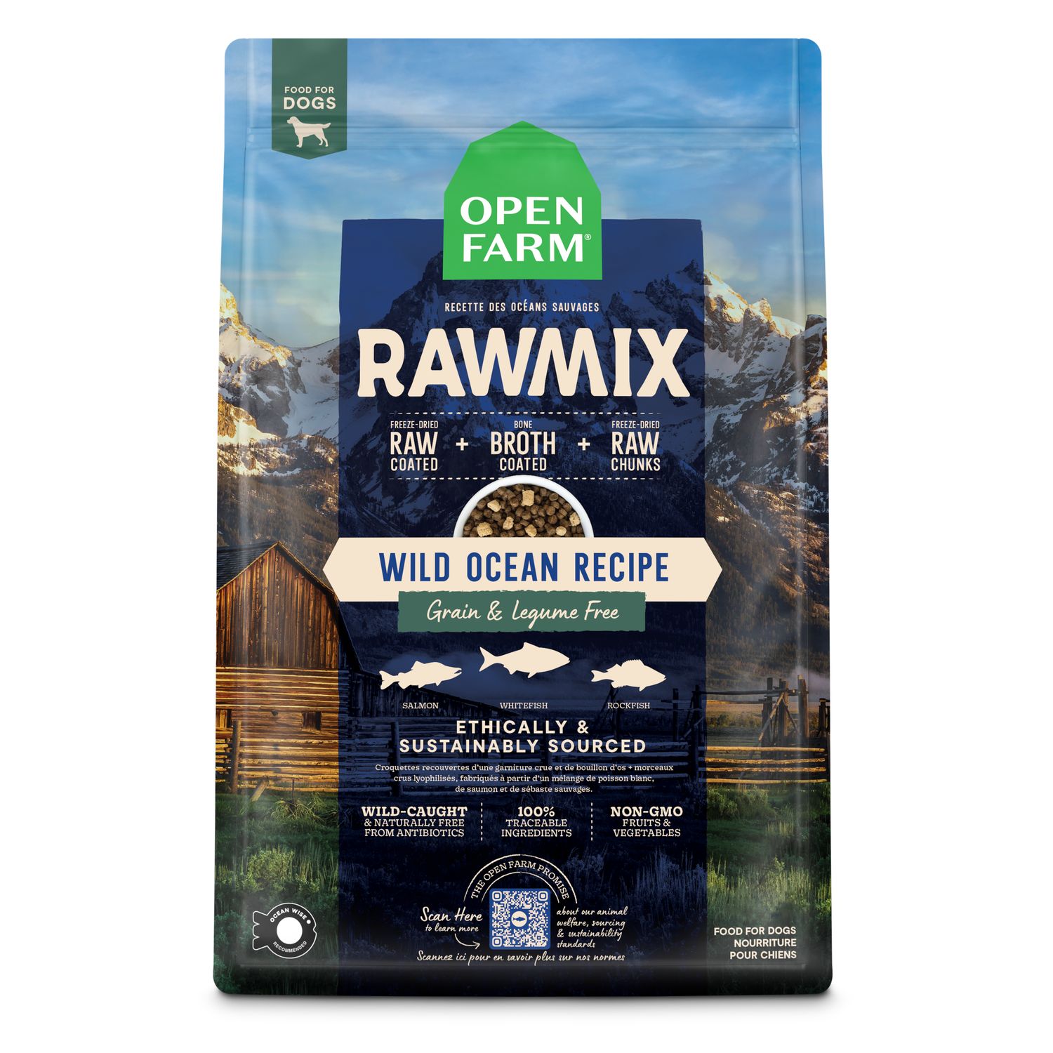 Open Farm RawMix Grain &amp; Legume Free Wild Ocean Dog Food