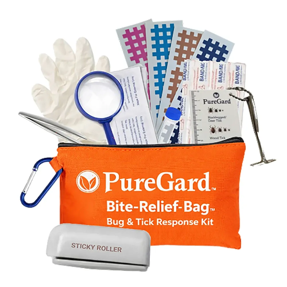 PureGard Bite-Relief-Bag (includes Calm-The-Itch™ patches and Evict-a-Tick Lifter™)