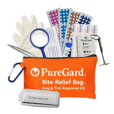 PureGard Bite-Relief-Bag (includes Calm-The-Itch™ patches and Evict-a-Tick Lifter™)