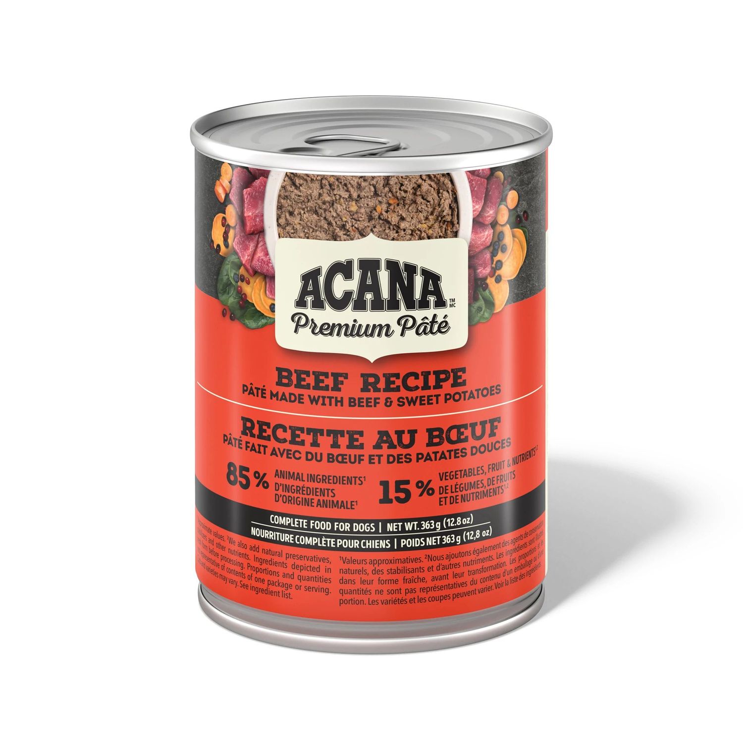 Acana Premium Pate Beef Recipe 12.8oz