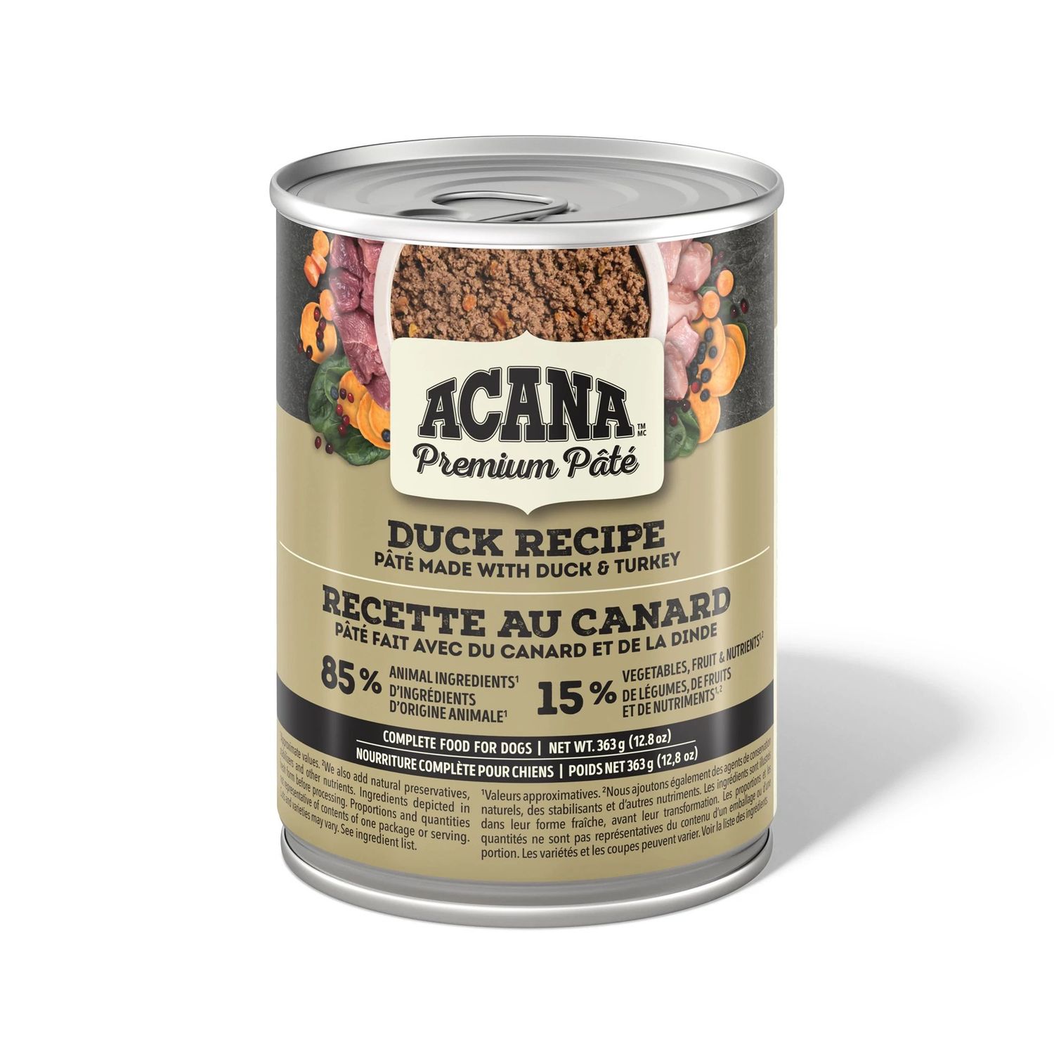 Acana Premium Pate Duck Recipe 12.8oz