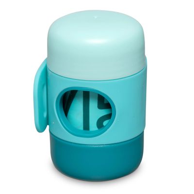 Messy Mutts Poop Bag Dispenser with Silicone Strap-15 Bags Included