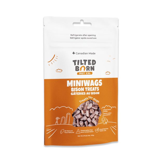 Tilted Barn Canadian Bison Miniwags 100g