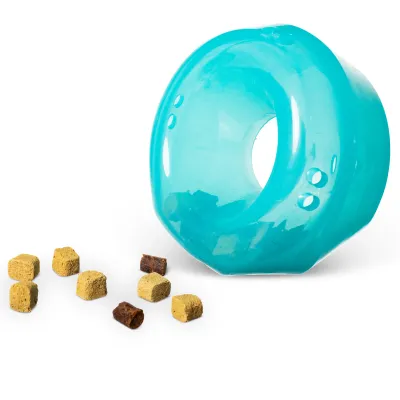 Totally Pooched Stuff'n Wobble Ball 5" Teal
