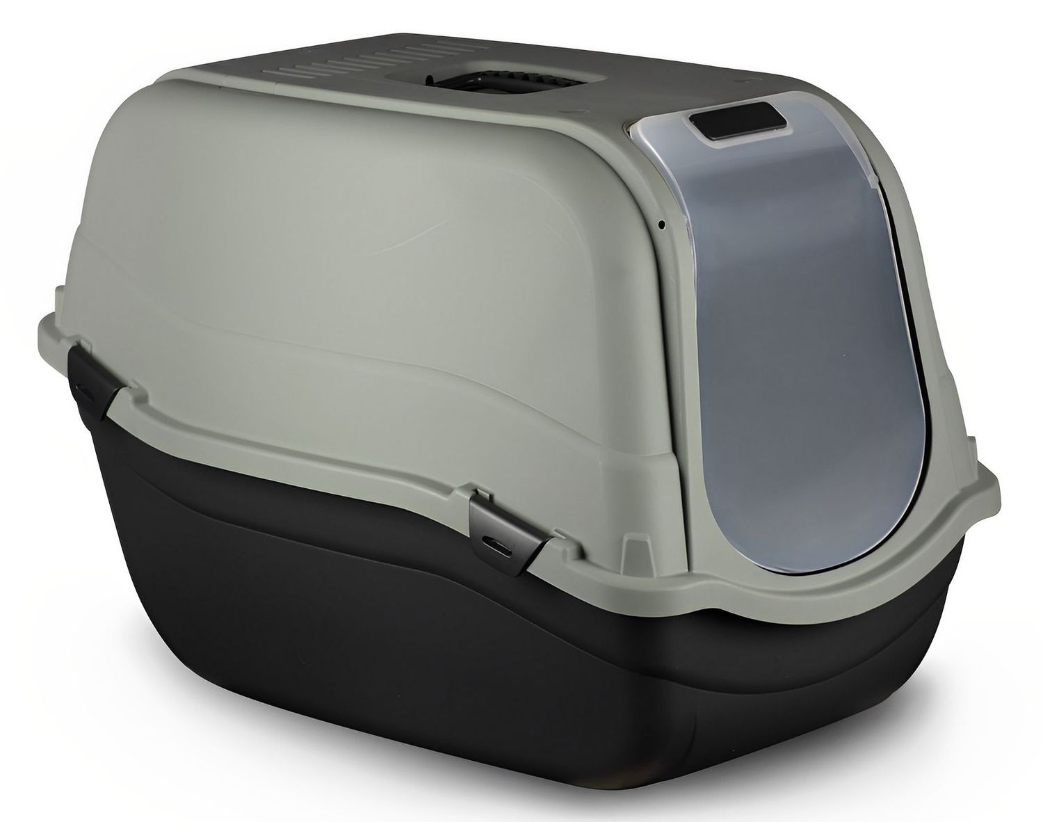 Bergamo Litter Pan Romeo With Top And Filter Maxi Eco - Khaki