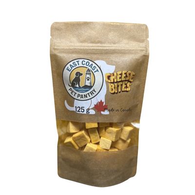 East Coast Pet Pantry Freeze-Dried Cheddar Cheese Bites Dog Treats 125g
