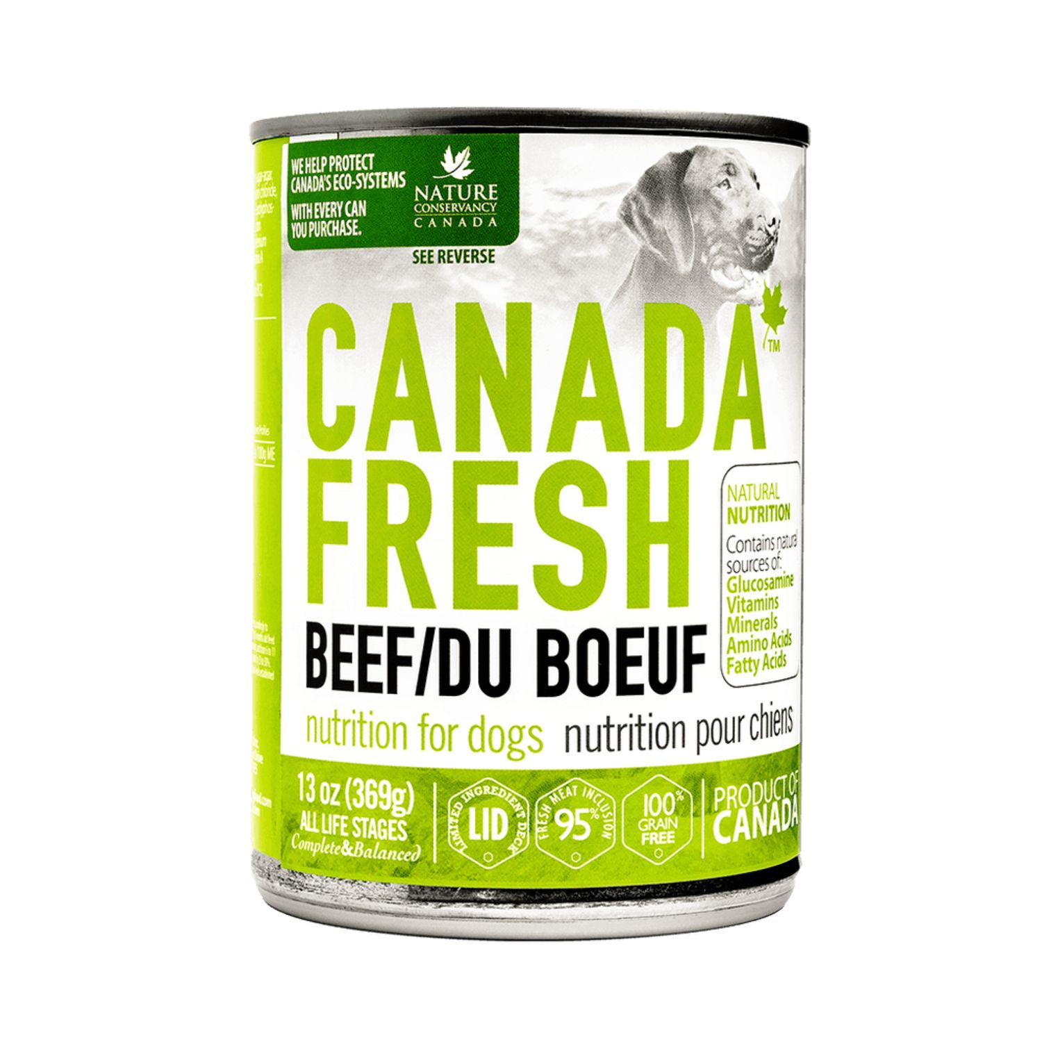Canada Fresh Beef Formula Wet Dog Food 13 oz