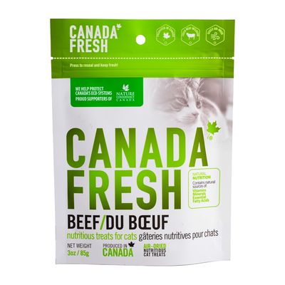 Canada Fresh Beef Air-Dried Nutritious Cat Treats 3oz