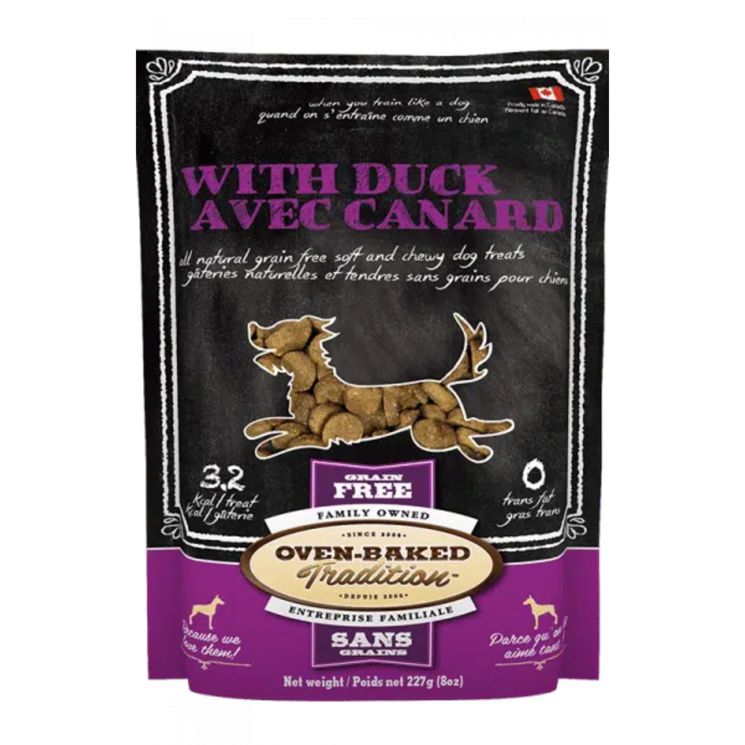 Oven-Baked Tradition Soft And Chewy Duck Flavour Dog Treats 8oz