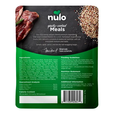 Nulo Gently Cooked Duck + Chicken 9oz