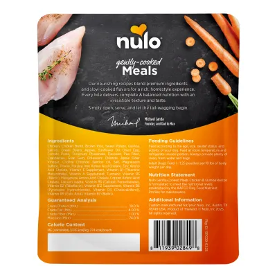 Nulo Gently Cooked Chicken + Quinoa 9oz