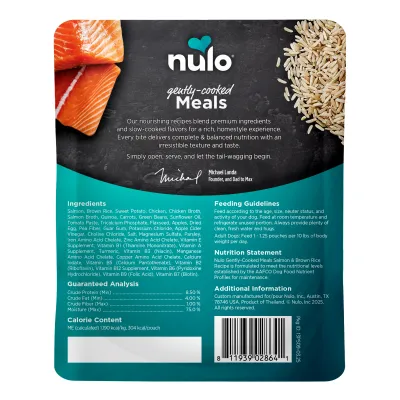 Nulo Gently Cooked Salmon + Brown Rice 9oz