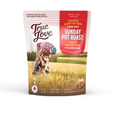True Love Soft Chew Sunday Pot Roast Dog Treats 5oz